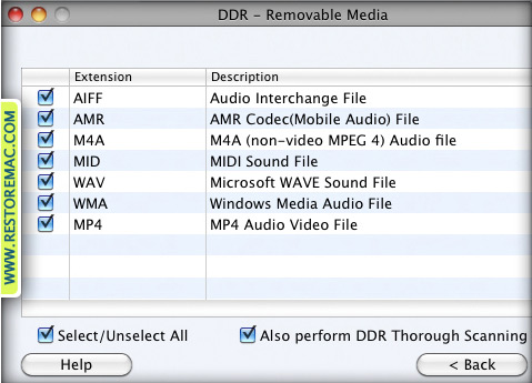Restore Mac USB media data