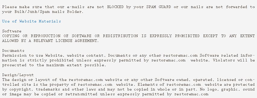 Terms and Conditions