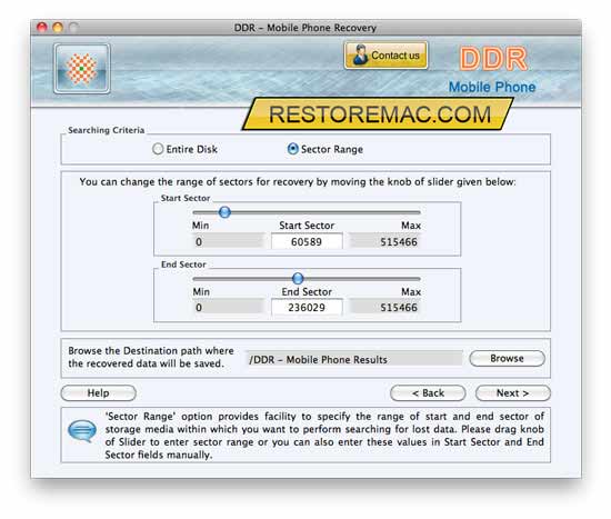 Screenshot of Recovering Mac