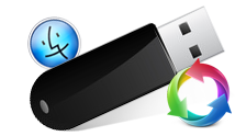Mac վերականգնումը ծրագրային ապահովման համար, USB drive